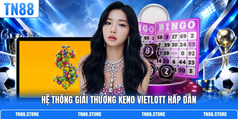 Hệ thống giải thưởng Keno Vietlott hấp dẫn