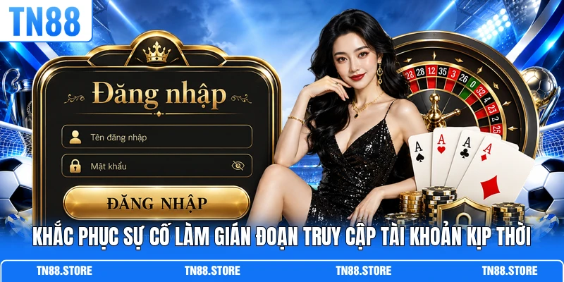 Khắc phục sự cố làm gián đoạn truy cập tài khoản kịp thời
