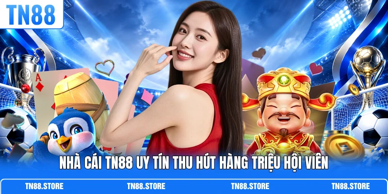 Nhà cái TN88 uy tín thu hút hàng triệu hội viên