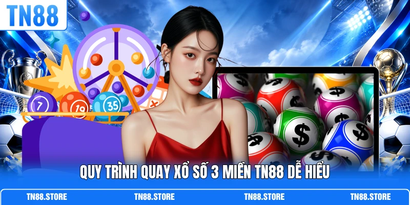 Quy trình quay xổ số 3 miền TN88 dễ hiểu