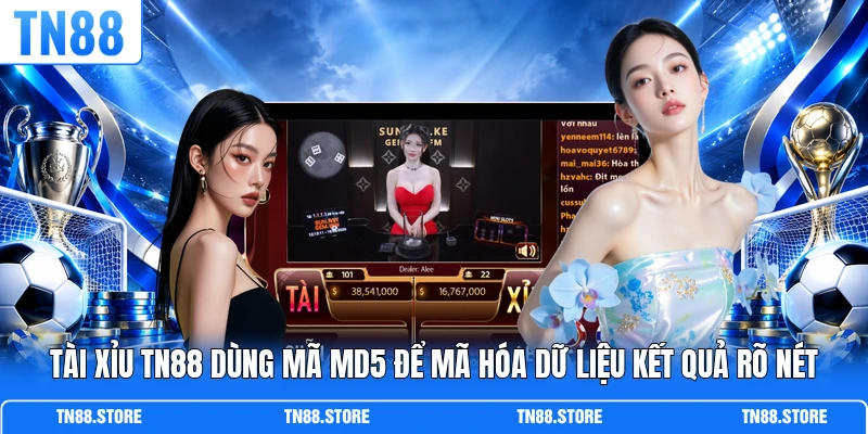 Tài Xỉu TN88 dùng mã MD5 để mã hóa dữ liệu kết quả rõ nét